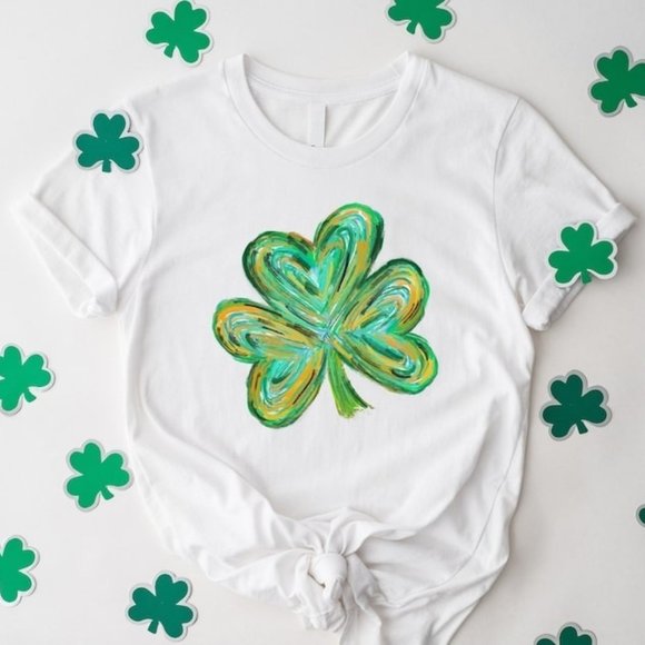 Tops - Watercolor St Patrick T-shirt, St. Patrick's Day T-Shirt